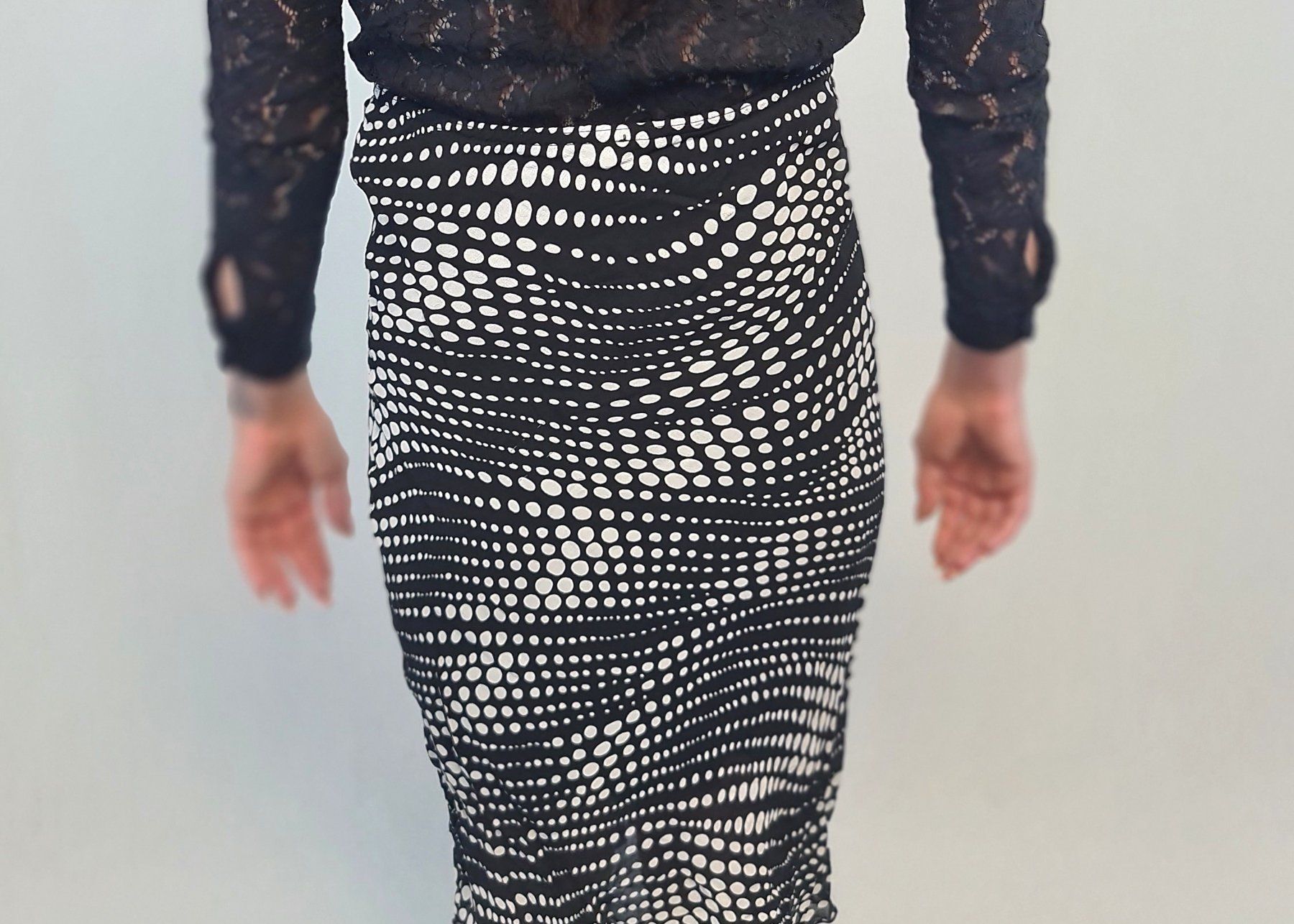 Gonne: Jupe vintage en viscose - Taille unique – Usato da Couvet venduto da Nawra_26 2