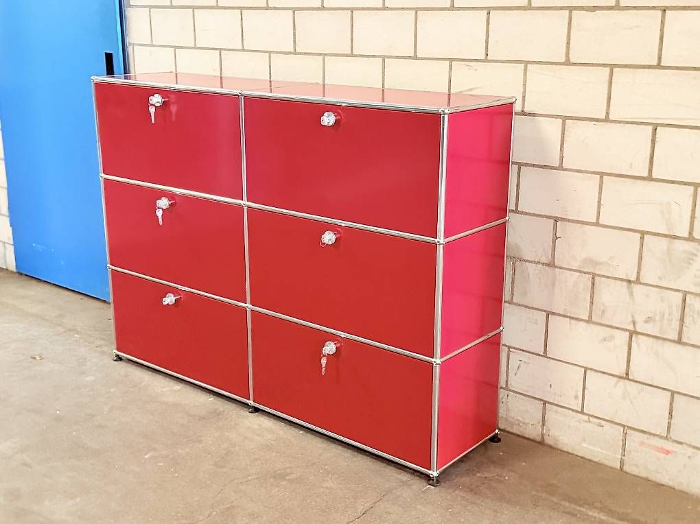 USM Kommoden: USM Haller Sideboard Rot – Gebraucht aus Dietikon von Kumar_Occasionen 1