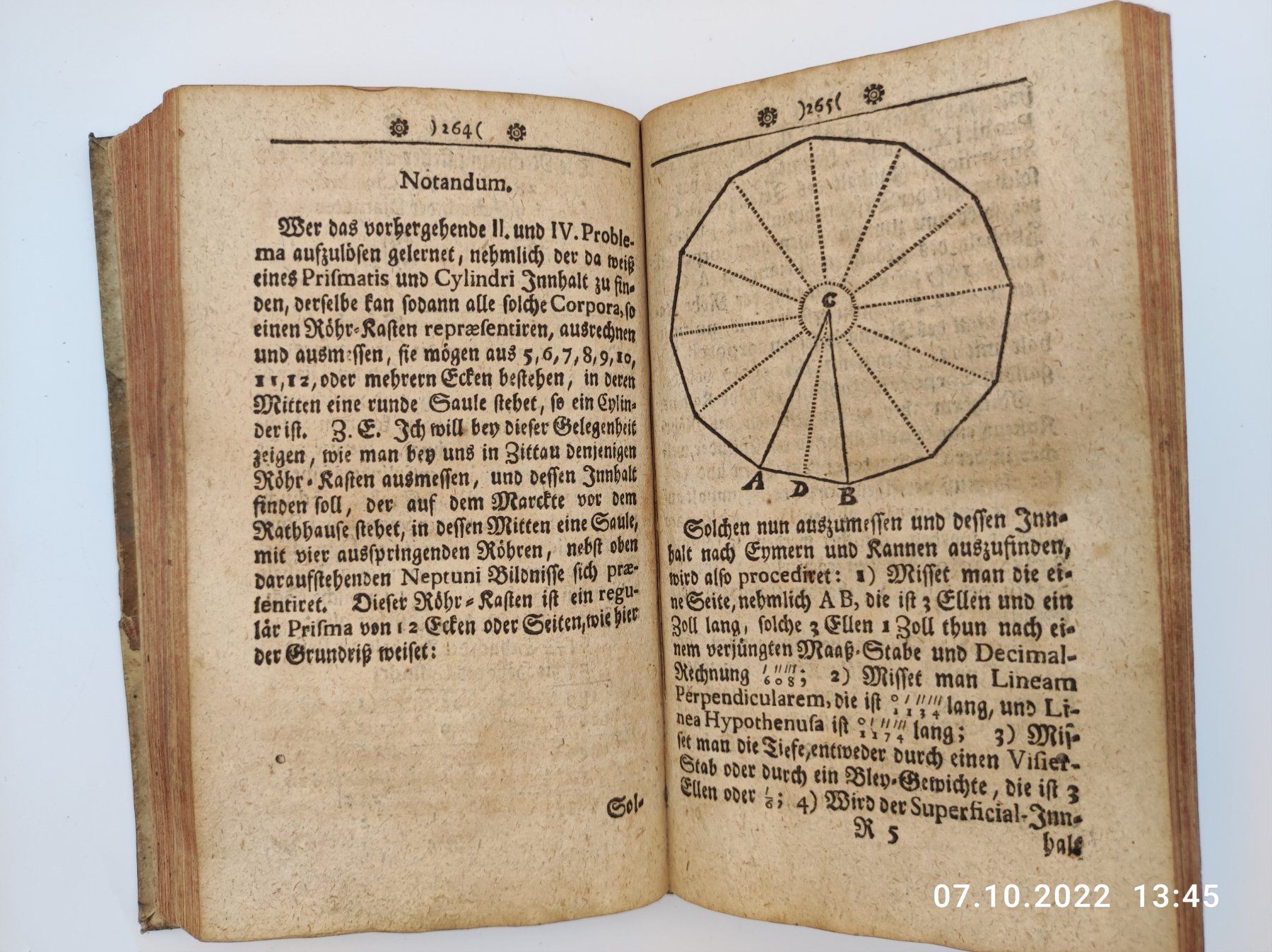 Bücher: MATHEMATIK - MESSKUNST - 1743 – Gebraucht aus Goldach von Gaip 3