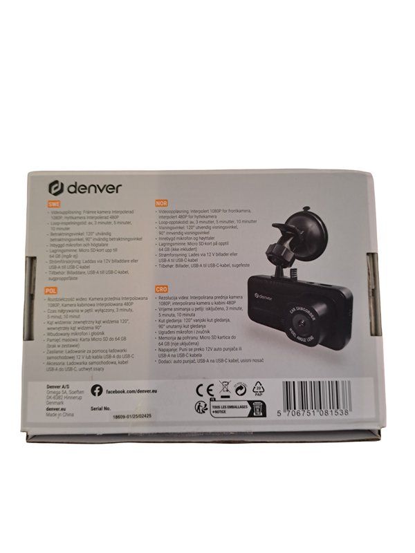 Denver Action Cam: Denver CCT-2500 Dashcam – Neu (gemäss Beschreibung) aus Männedorf von Restwert_Maennedorf 5