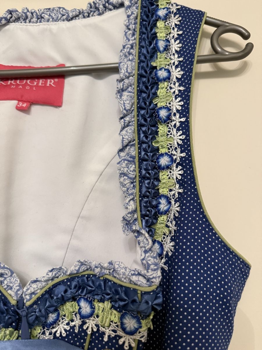 Costumi: Dirndl Kleid Krüger Grösse 34  – Usato da Belp venduto da livus 2