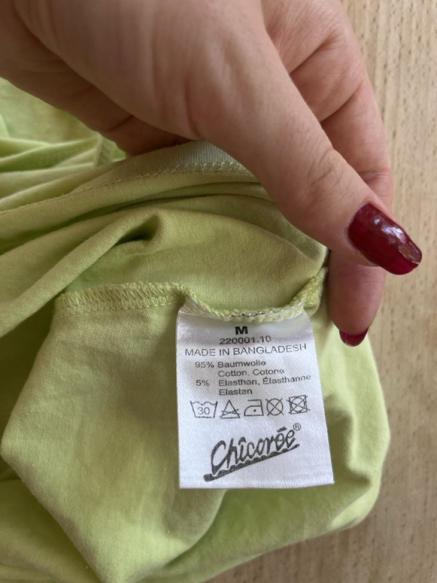 Tops: Basic Trägertop hellgelb/ hellgrün – D'occasion à Bern par sosophie 3