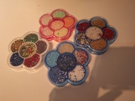4x Bastelperlen divese Farben und Grössen
