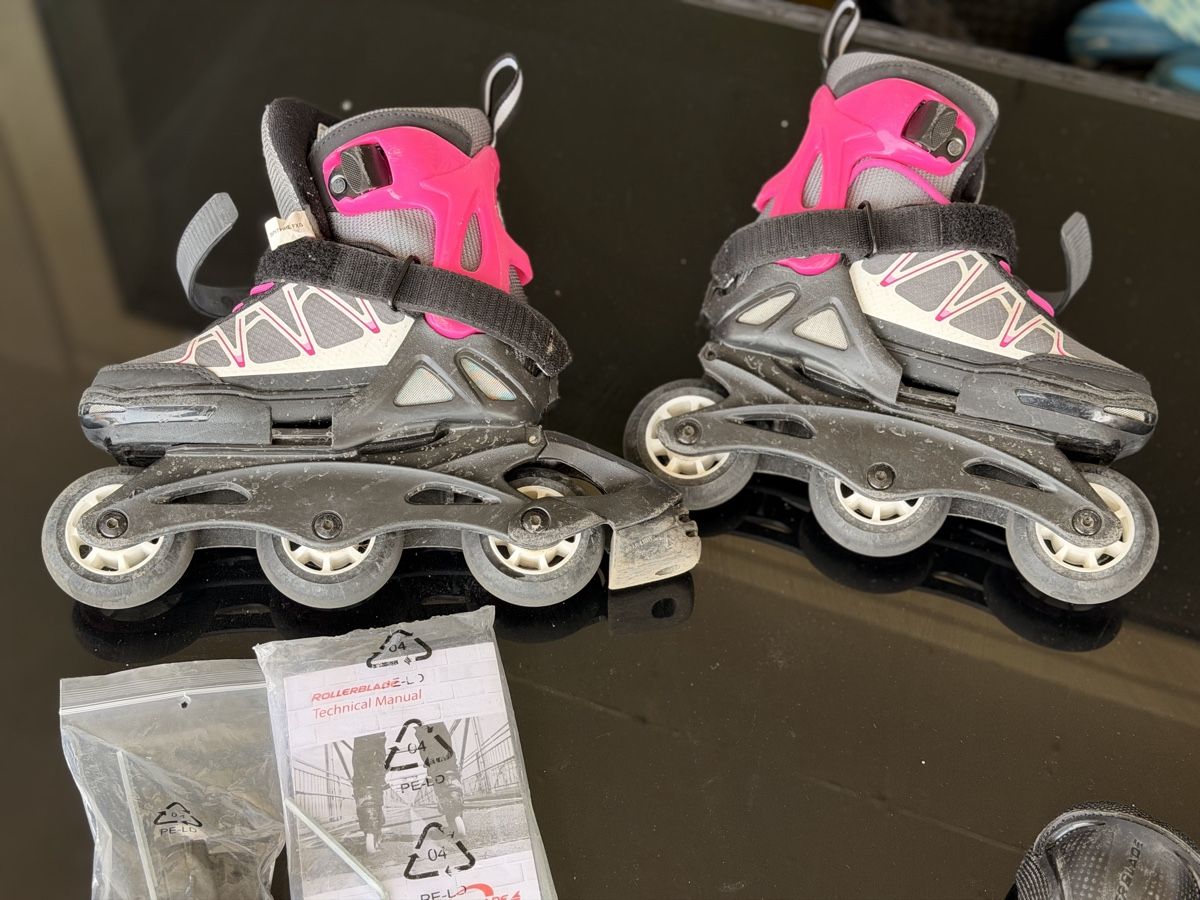 Inline-Skating & Rollschuhe: Rollerblade Spitfire mit Knie/Ellbogenschoner – Gebraucht aus Zürich von Gadgets2020 4
