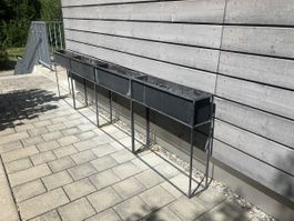 4 Blumenkisten - Hochbeet, Design