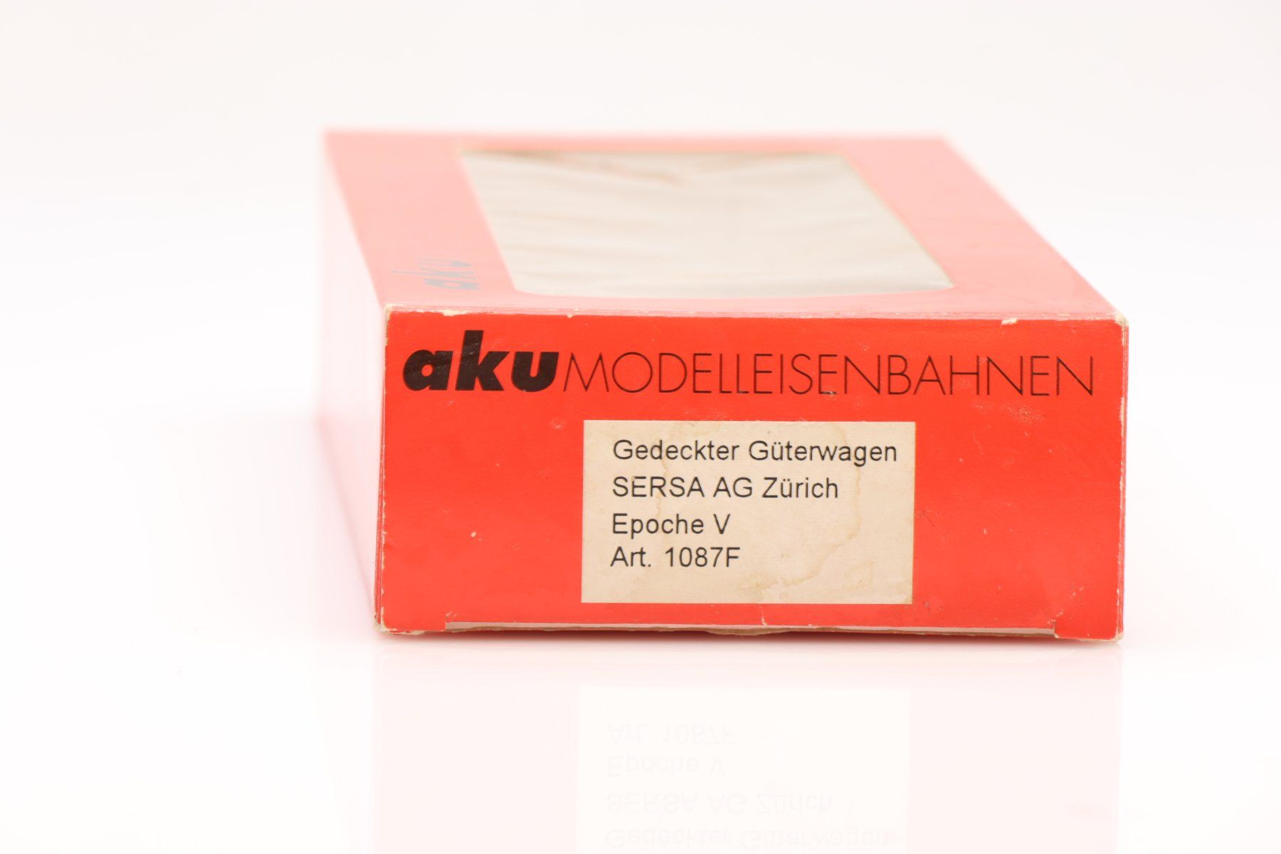 Aku Modelleisenbahnen: AKU 1807F Sersa Gedeckter Güterwagen, H0 – Neu (gemäss Beschreibung) aus Ried (Muotathal) von Modellbahn.swiss 4