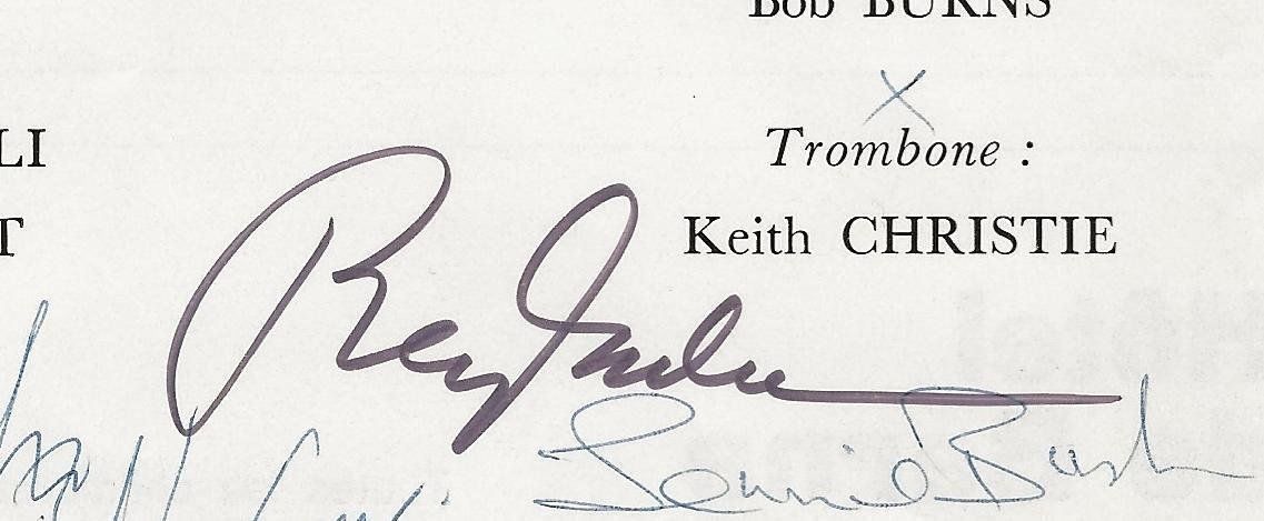 Autogramme: Benny Goodman & Big Band, signed, Jazz!!, Autograph – Gebraucht aus Frauenfeld von Merk52 1