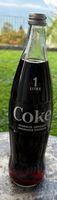 Coca-Cola Glasflasche 1 Liter Vintage
