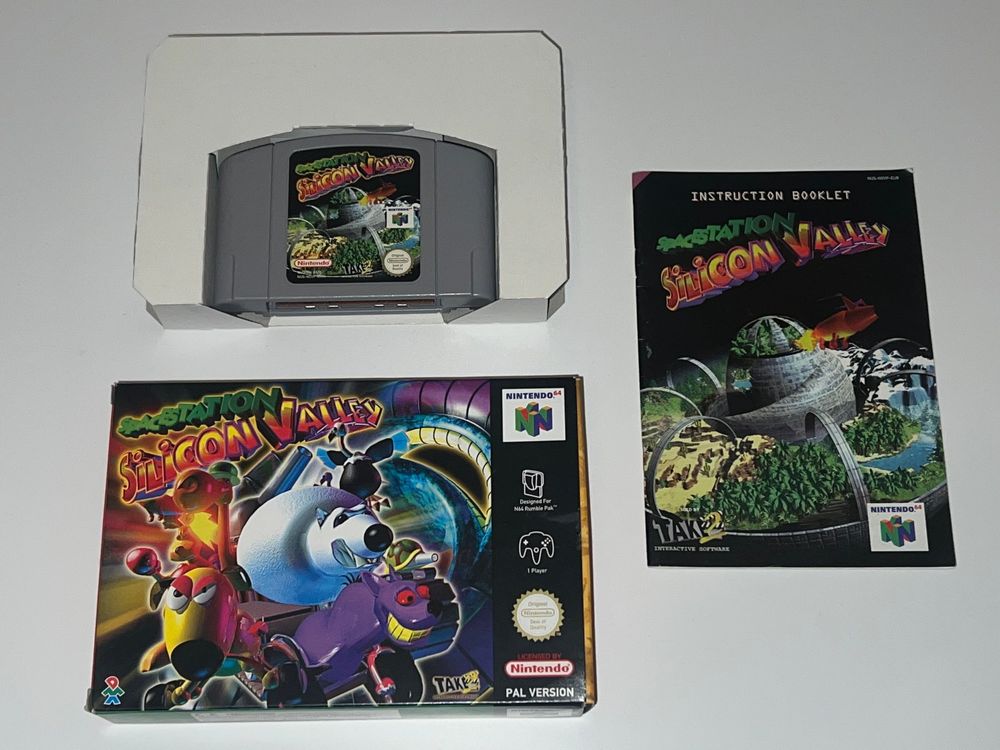 Nintendo 64 (N64) Spiel - Space Station Silicon Valley (OVP) (Gebraucht ...