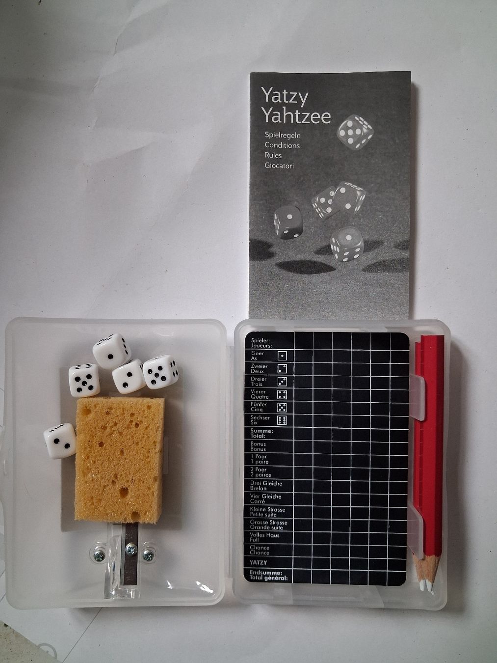 Giochi: Yahtzee Reise-Spiel, komplett – Usato da Weiach venduto da Musikmaengu