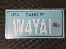 Nummernschild IDAHO USA