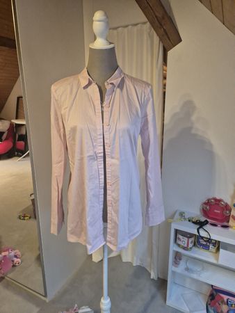 Damen Hemd Bonita rosa langarm Grösse 38 guter Zustand