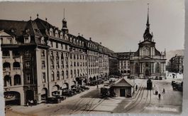 BERN   -  Bahnhofplatz - Oldtimer - Tram