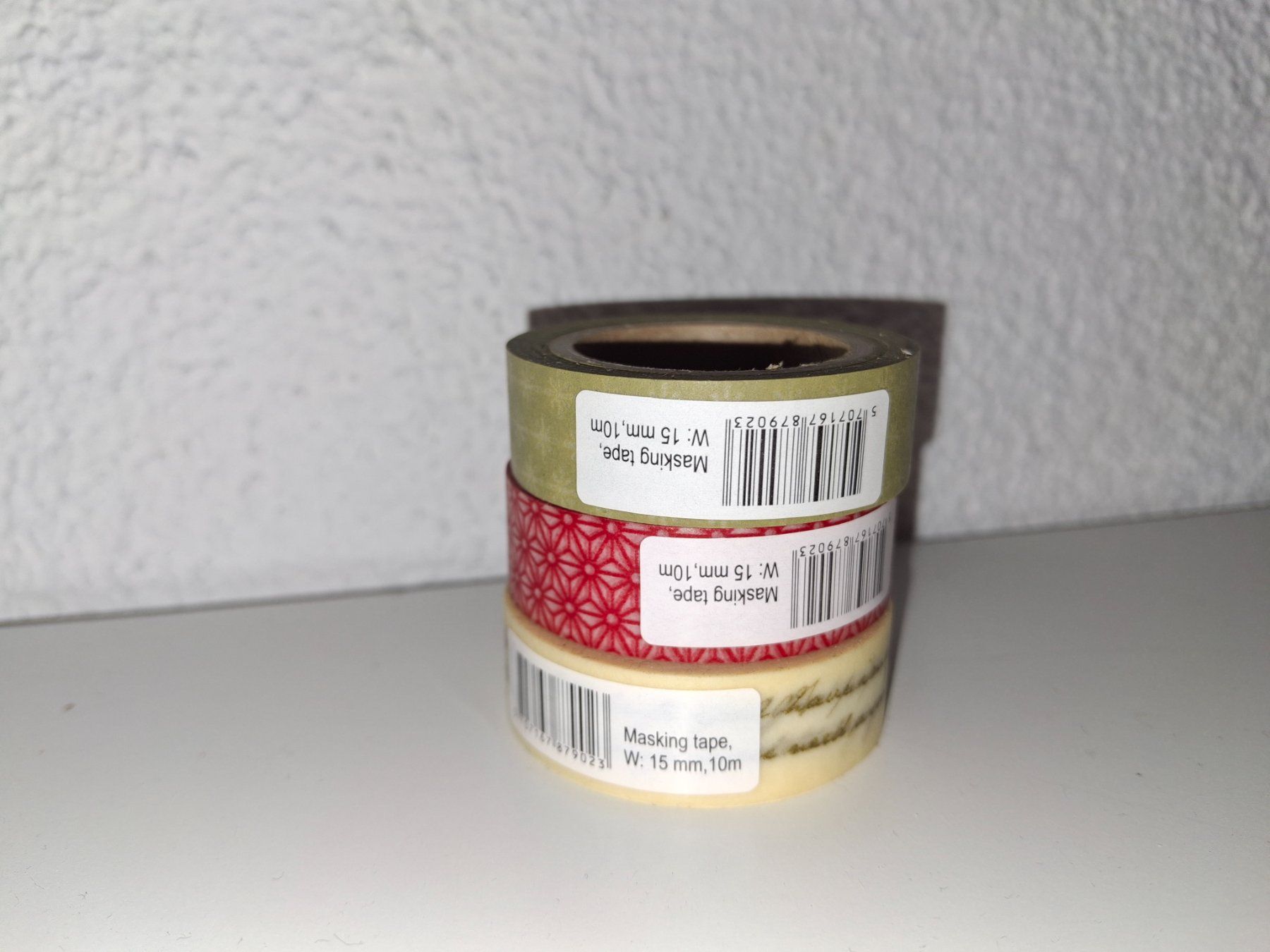 Nastri decorativi: Deko-Klebebänder/Washi Tape, 3 Rollen, NEU – Nuovo (secondo la descrizione) da Walterswil SO venduto da mel_5b2h 1