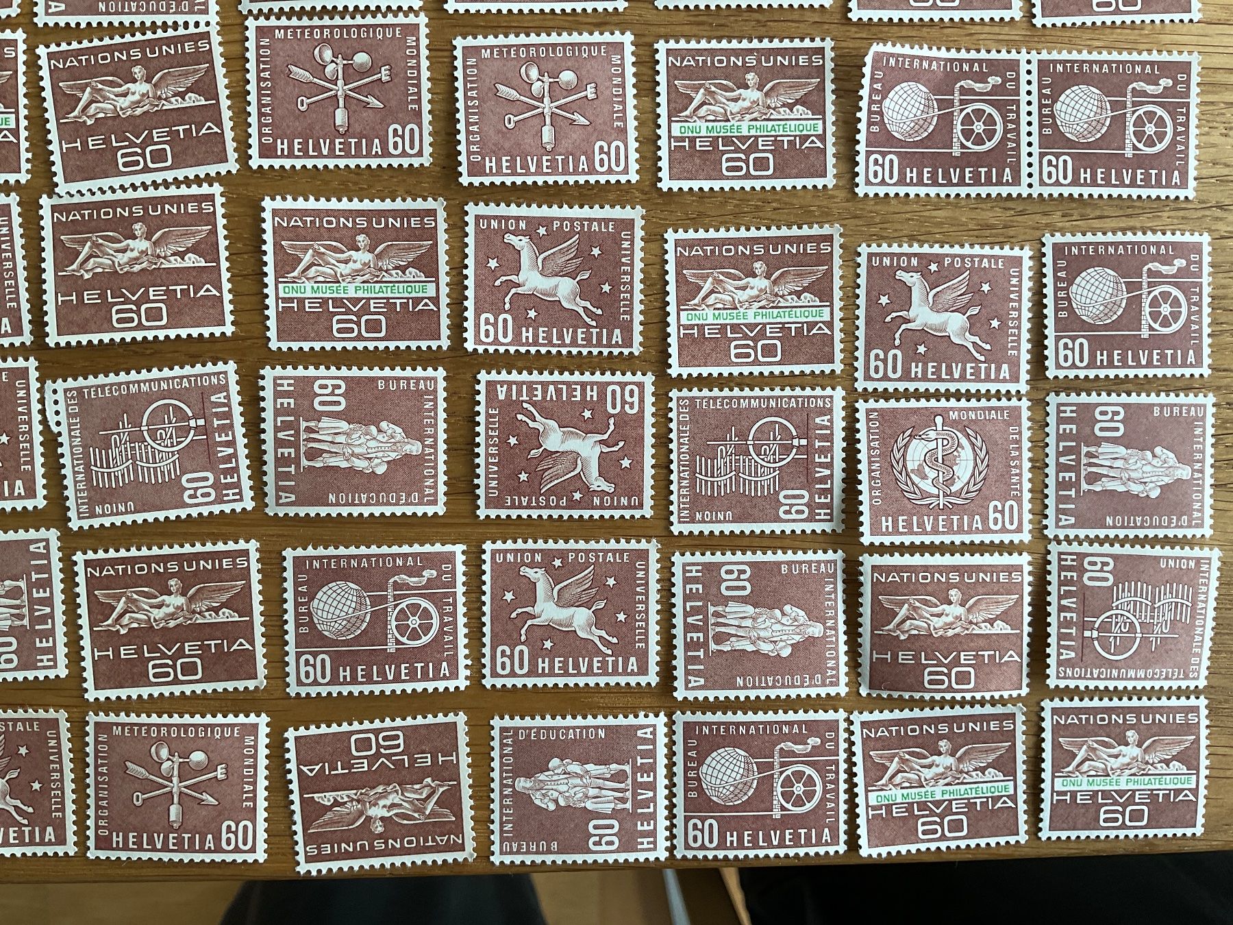 Tutti i francobolli: 60Fr Ämter Frankaturware ungestempelt postfrisch Sammlung – Nuovo (secondo la descrizione) da Wil SG venduto da Chefsugus 4