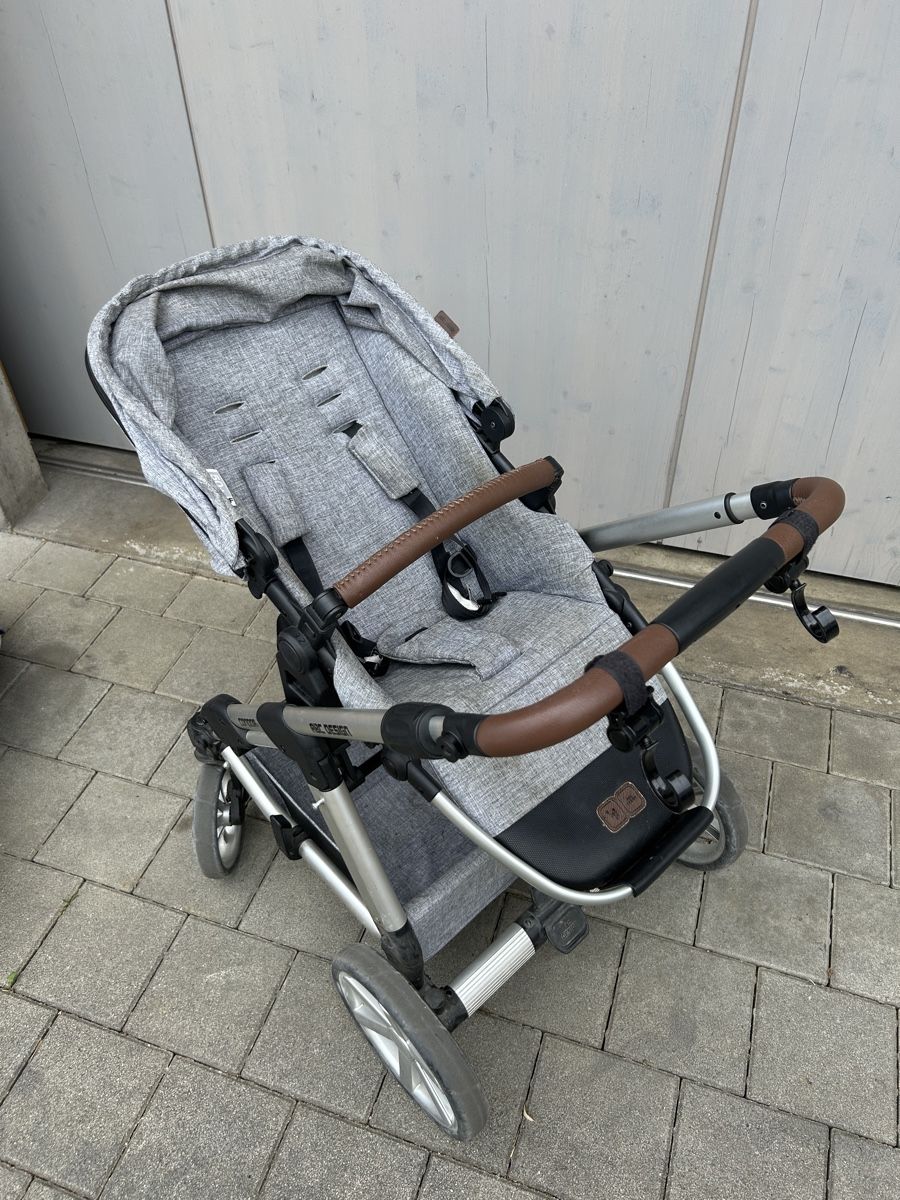 ABC Design Carrozzine: ABC Design Kinderwagen mit Babywanne grau – Usato da Grellingen venduto da schwinger82 3