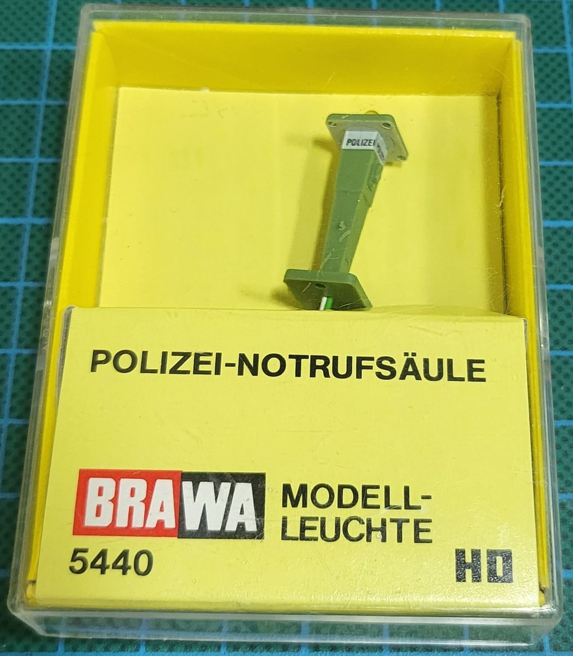 Brawa Modellini di ferrovie: Brawa 5440 Polizeinotrufsäule – Nuovo (secondo la descrizione) da Malters venduto da minitrix79