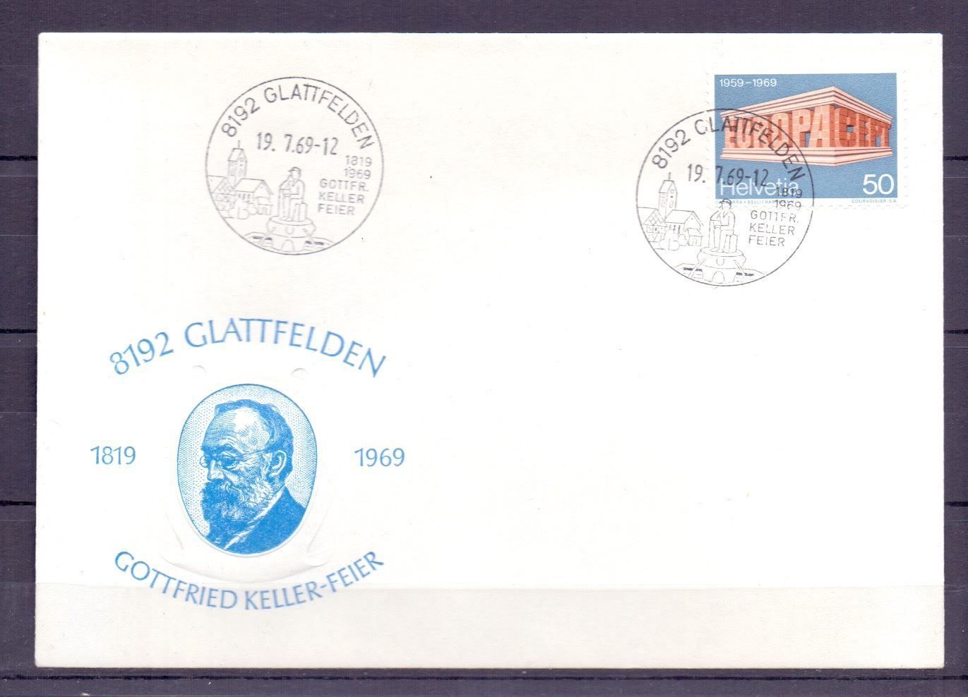 Tutti i francobolli: CH EINZELMARKE FDC 1969 – Usato da Koblenz venduto da Markenhimmel