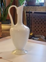 Opalglas Vase Karaffe – dekorativ, mit Riss