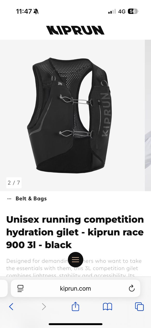 Zaini: Trail Run Vest - KIPRUN – Nuovo (secondo la descrizione) da Belp venduto da naqua5 9