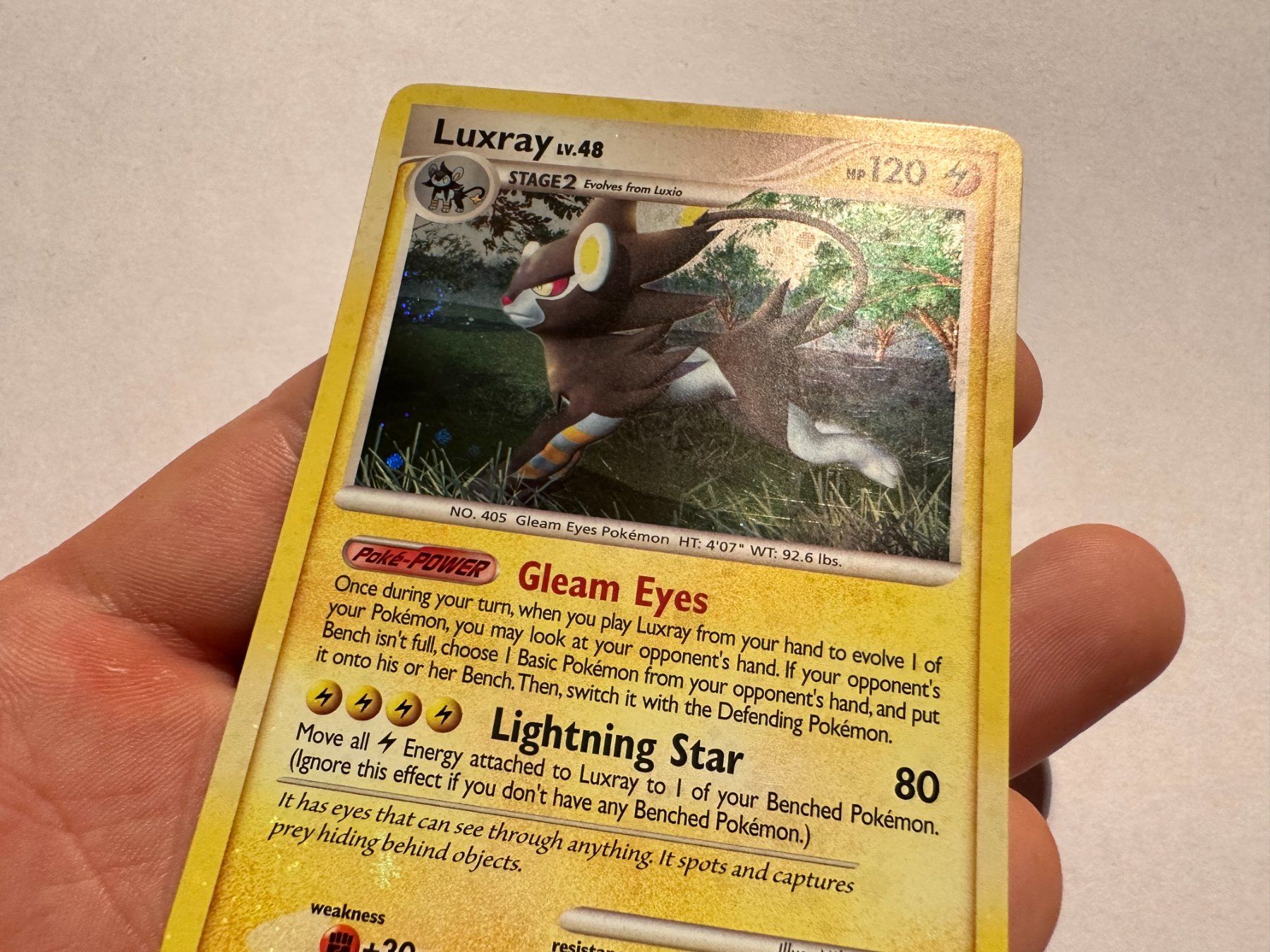 Pokémon Carte collezionabili: Luxray holo bleed Diamond & Pearl Base EN – Usato da Hagendorn venduto da Pokecollectorch 3