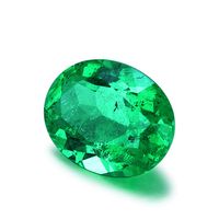 Vivid Green Lab Grown Emerald (Smaragd) 0.70 cts.