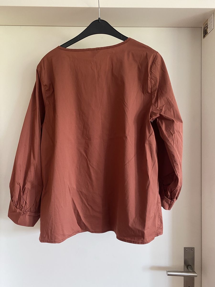 Camicette: Soyaconcept Bluse Herbstfarbe terracotta – Nuovo (secondo la descrizione) da Hünenberg venduto da a.u.849 3