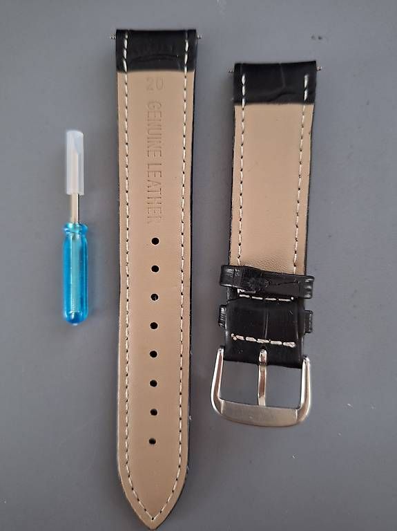 Bracciali & Braccialetti: Uhren Leder Armband 20mm – Nuovo (secondo la descrizione) da Worblaufen venduto da Aandy 1