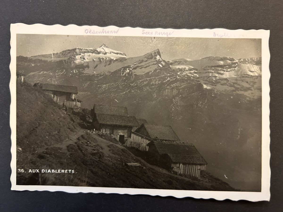 Ansichtskarten: Aux Diablerets – Gebraucht aus Fanas von Alessio11
