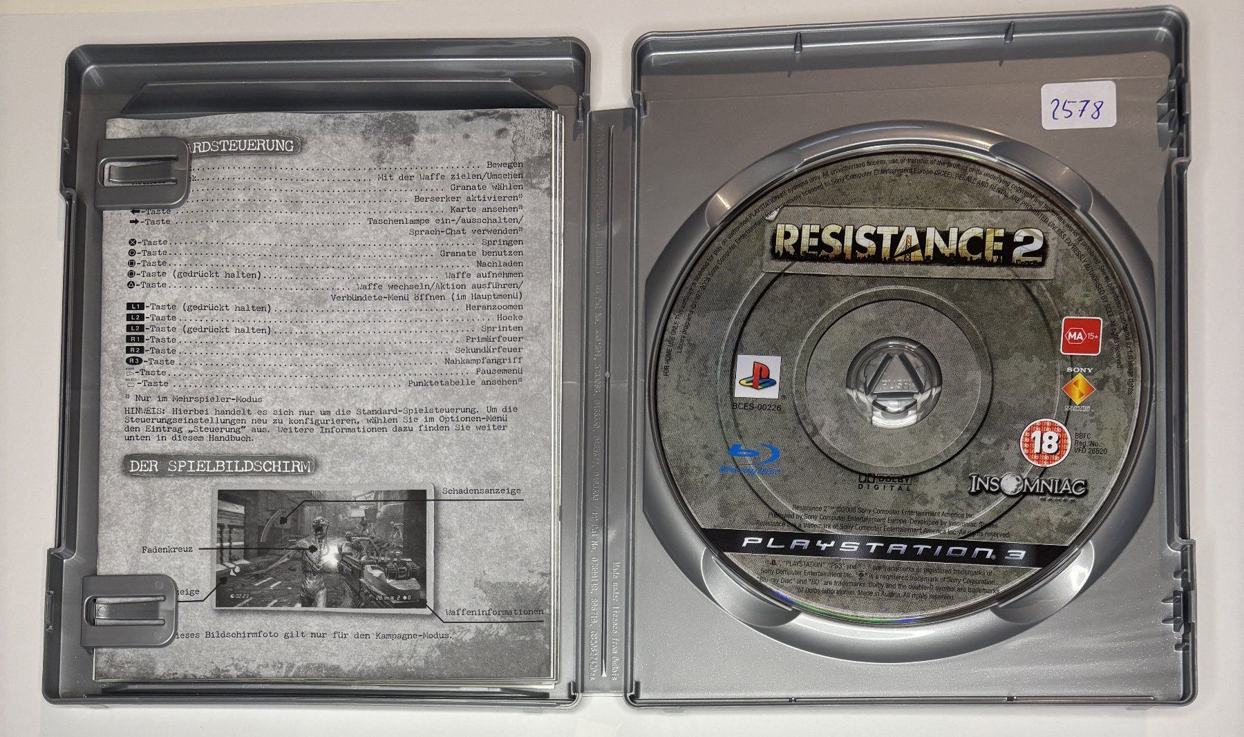 Giochi: PS3 - Resistance 2 – Usato da Allschwil venduto da Bullach 1