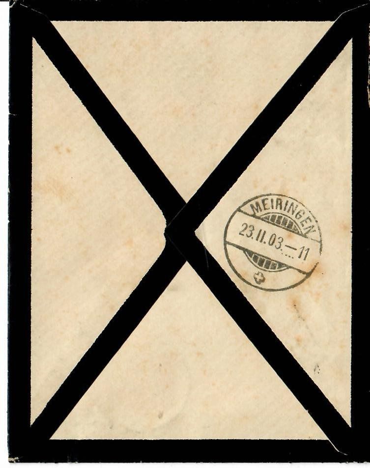 Tutti i francobolli: Brief Puidoux 1903 – Usato da Hochdorf venduto da Ziegel-16 1
