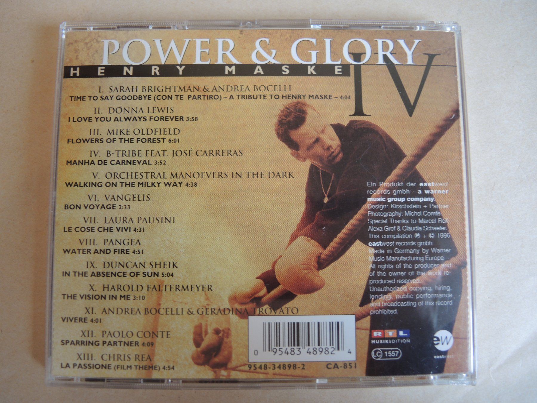CD: Henry Maske Power & Glory IV CD – Usato da Rorschach venduto da maeck8 2