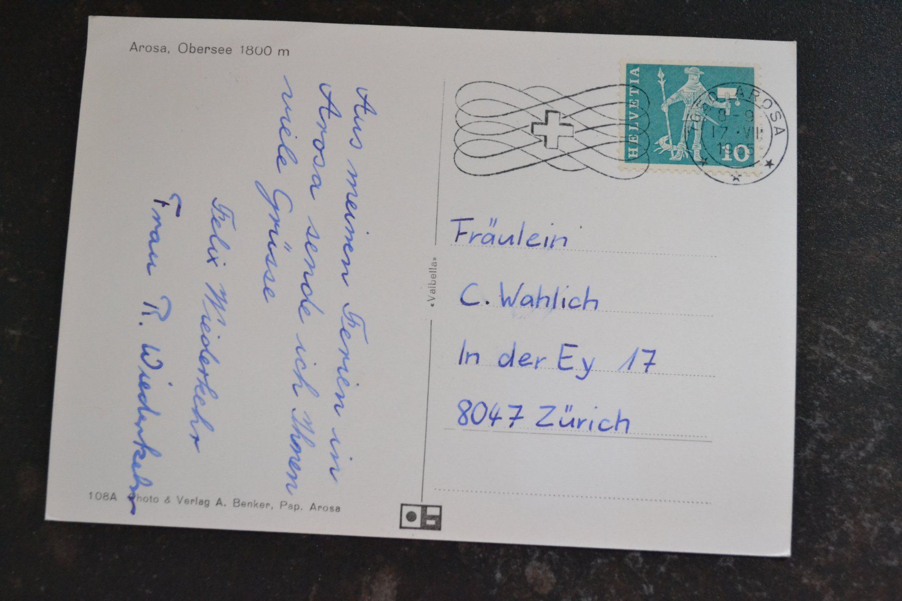 Cartoline postali: AK Arosa Obersee GR – Usato da Beinwil am See venduto da kajak55 1