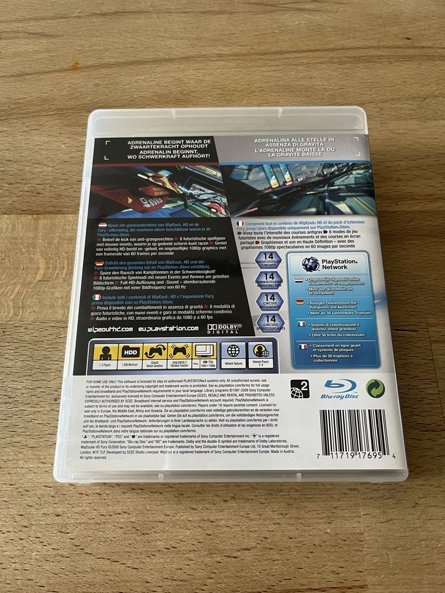 Sony Giochi: WipeOut HD Fury - Sony PS3 – Usato da Thalwil venduto da ranx 2