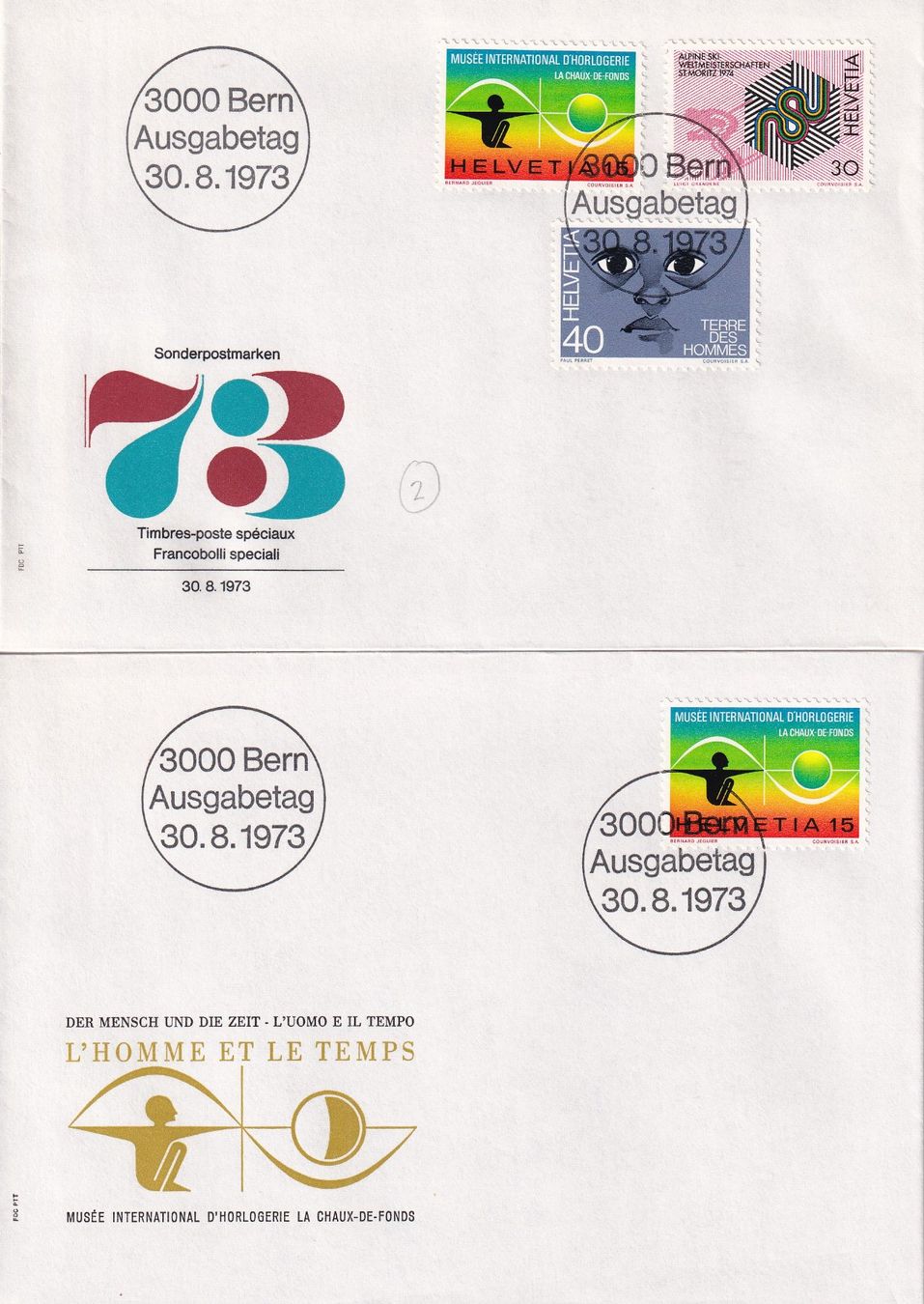 Tutti i francobolli: Lot 8 Briefe FDC 1973 - 1974 – Usato da Rossa venduto da becky05 2