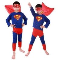Superman-Kostüm Kind 80 bis 130 cm