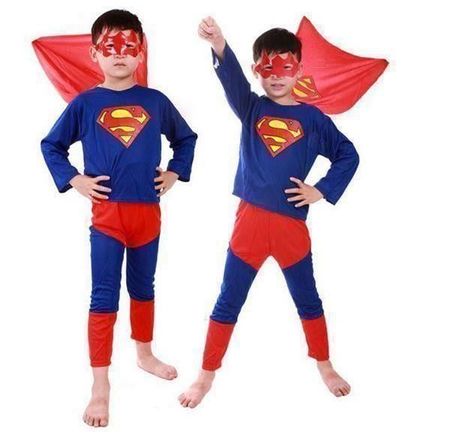 Superman-Kostüm Kind 80 bis 130 cm