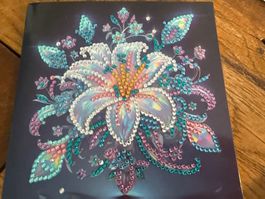 Karte-Grusskarte-Blume-Glück-Natur-Painting-Selfmade