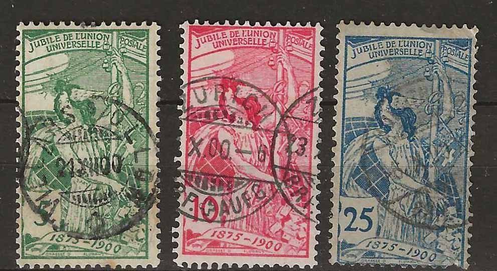Alle Briefmarken: CH077 - UPU 1900 obl. – Gebraucht aus Trélex von Phil_Albert