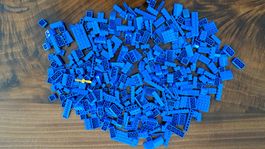 700 Gramm   Lego Konvolut/ Sammlung     Bausteine blau
