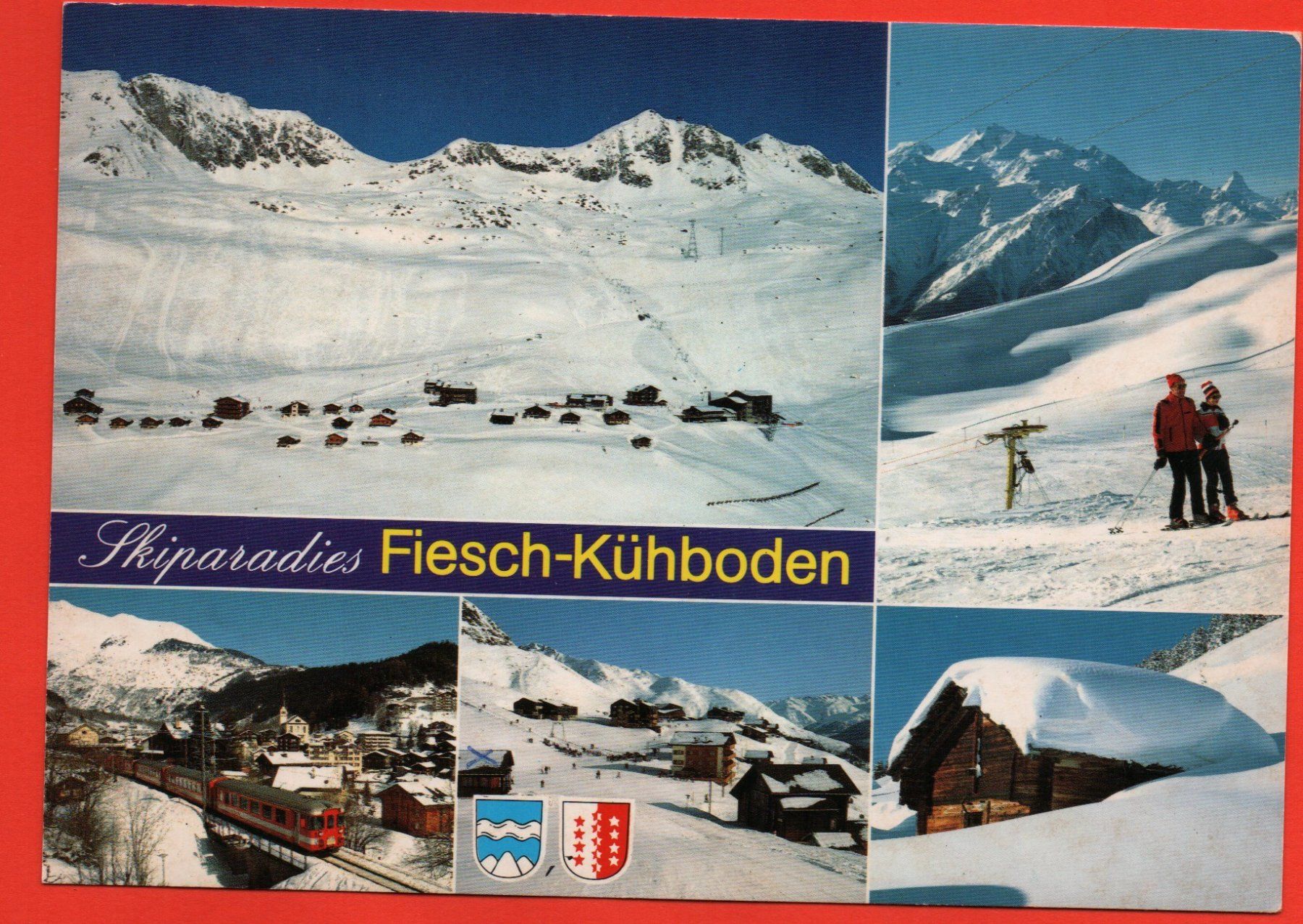 Cartes postales: BIENZ Eisee Brienzer Rothorn - Sesselbahn - Skifahrer – D'occasion à Jona par philajona