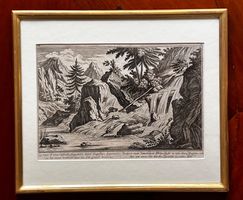 Jeremias Wolff: Wasserfall im Oberengadin (ca. 1710)