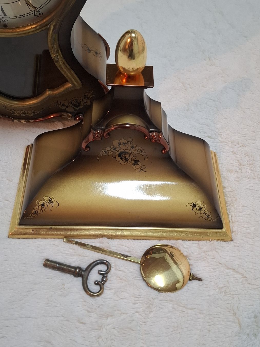 Orologi da terra & Orologi da parete: Tisch/ Wand Pendule Schmid mit Sockel – Usato da Riniken venduto da bro_slk8 4