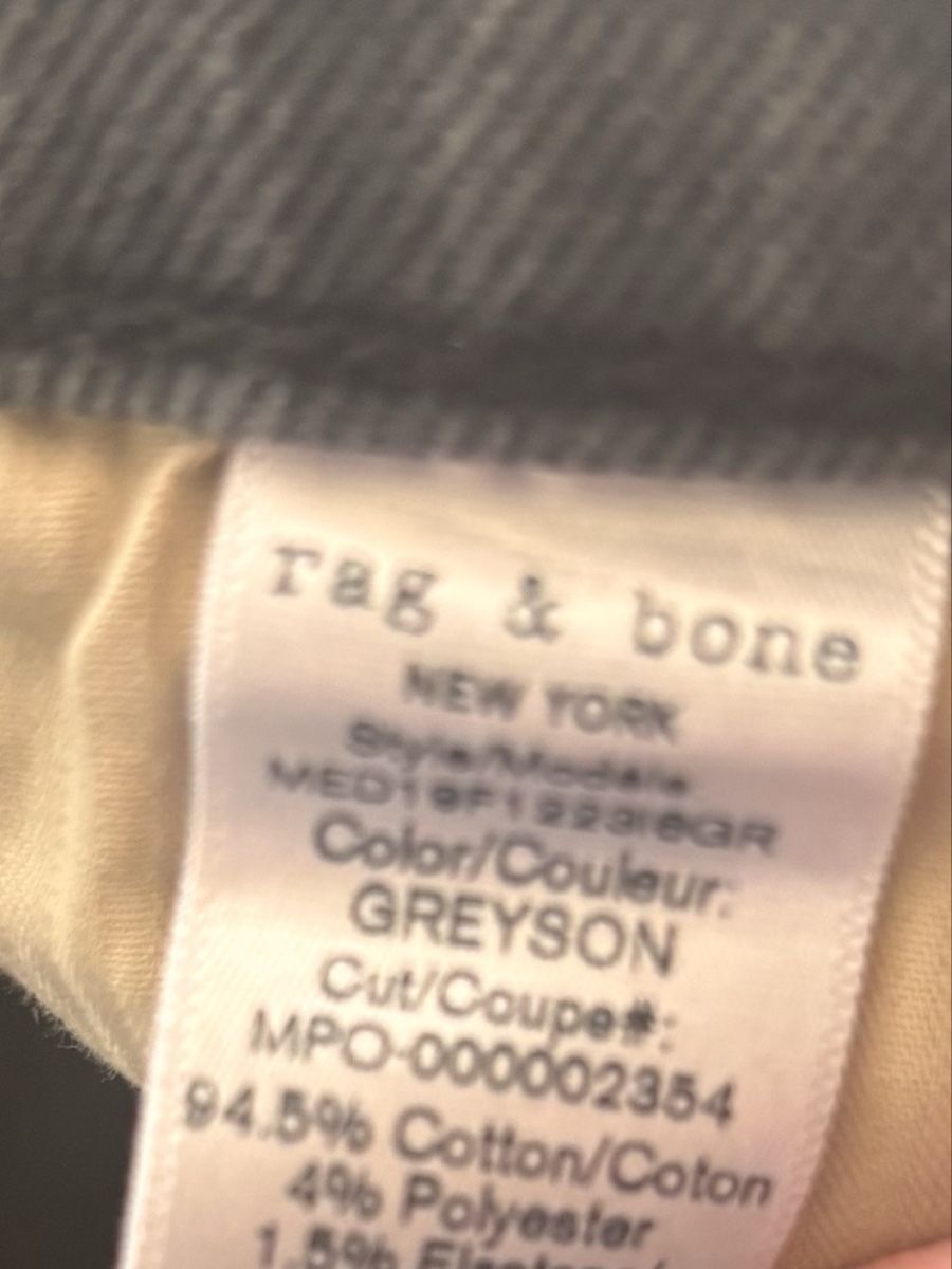 Jeans: Rag & Bon - Fit 2 slim - size 33 – Usato da Genève venduto da Calamity-Jane 3