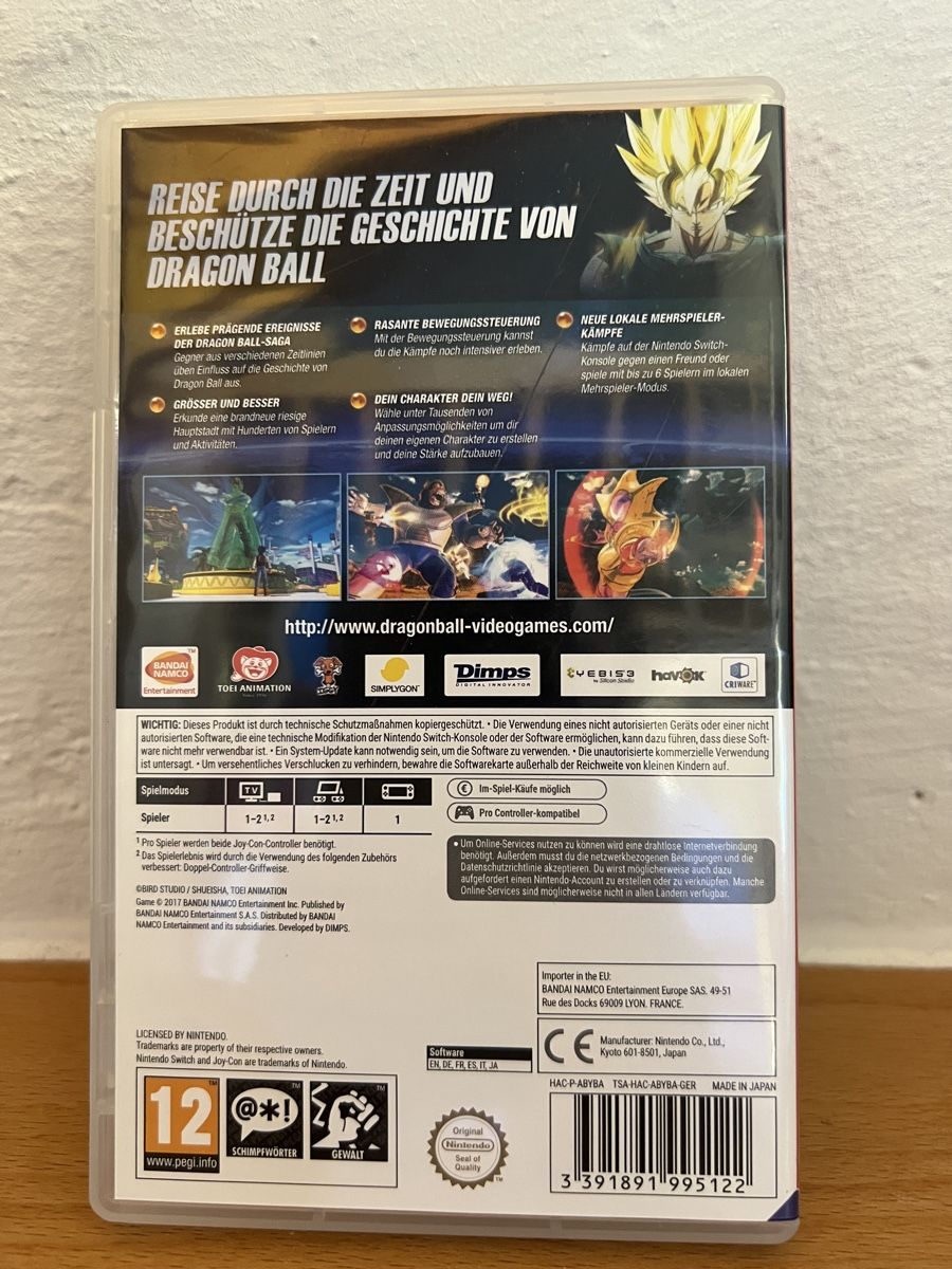 Nintendo Jeux: Dragon Ball Xenoverse 2 - Nintendo Switch – D'occasion à Ebertswil par Aayra 1