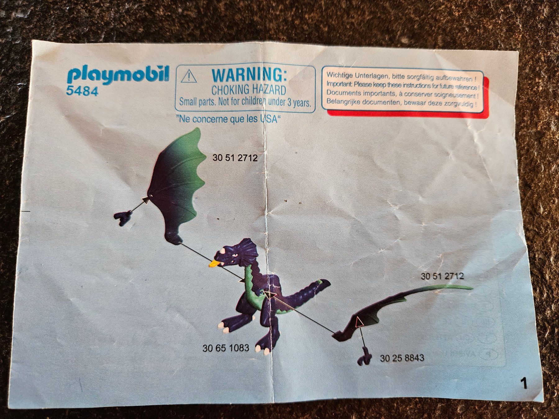 Playmobil Spielzeuge: Playmobil 5484 Panzerdrache mit Krieger – Gebraucht aus Gontenschwil von regentag 5