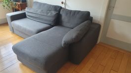 Gratis Ecksofa dunkelgrau