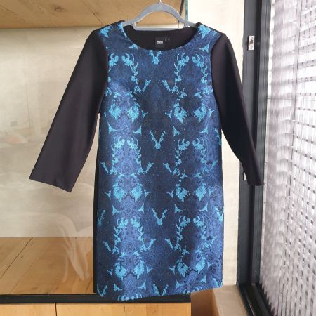 🐸 ASOS 34 JACQUARDKLEID / KLEID / COCKTAILKLEID / TUNIKA