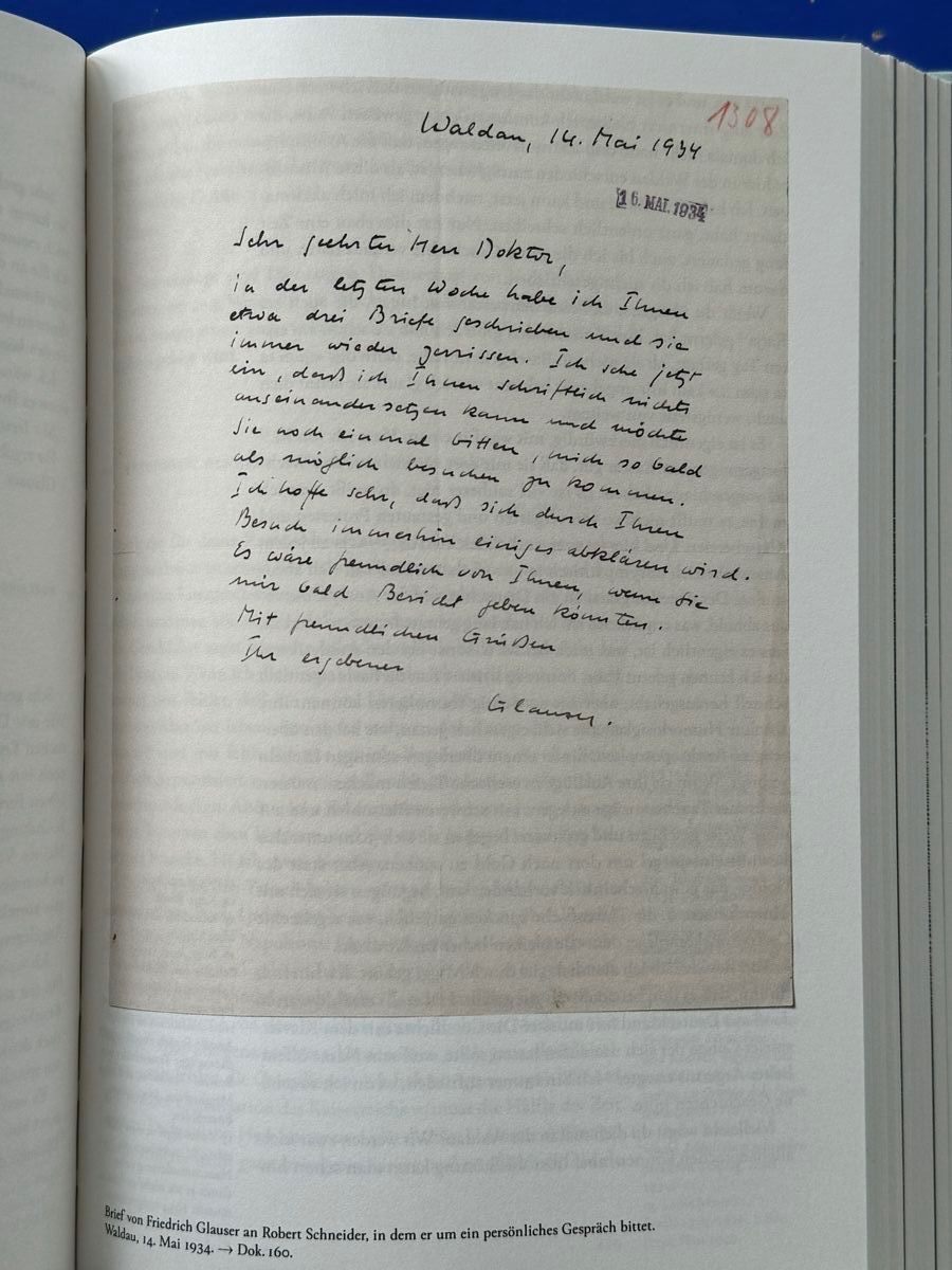 Libri: Friedrich Glauser: Jeder sucht sein Paradies . Briefe etc – Usato da Adliswil venduto da buch_und_kunst 2