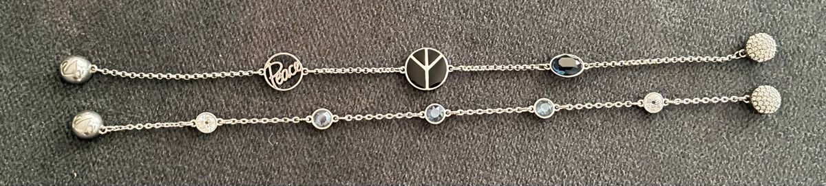 Swarovski Bracciali & Braccialetti: Swarovski Armbänder 2-Set – Nuovo (secondo la descrizione) da Baden venduto da eli_dk6t